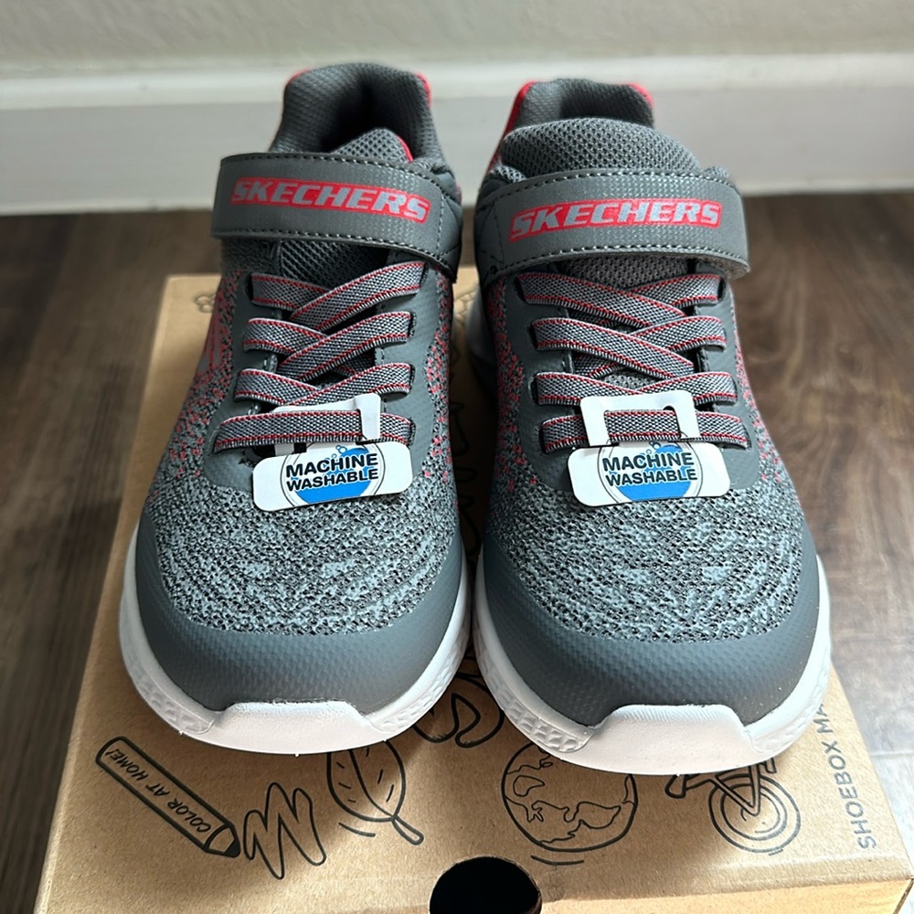 SKECHERS Boys MICROSPEC WIDE RUNNING SHOES